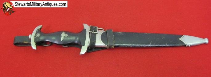  German WWII M1933 SS Enlisted Dagger, Partial Rohm Inscription, Eickhorn Mfg. — image 9