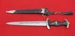 German WWII M1933 SS Enlisted Dagger, Partial Rohm Inscription, Eickhorn …