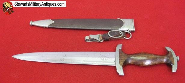 German WWII M1933 SA Enlisted Dagger & Hanger, HACO Mfg — image 2