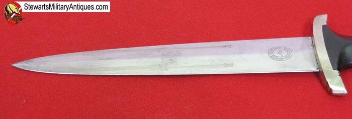  German WWII M1933 SS EM Dagger, Gottlieb Hammesfahr — image 4