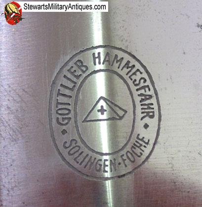  German WWII M1933 SS EM Dagger, Gottlieb Hammesfahr — image 5