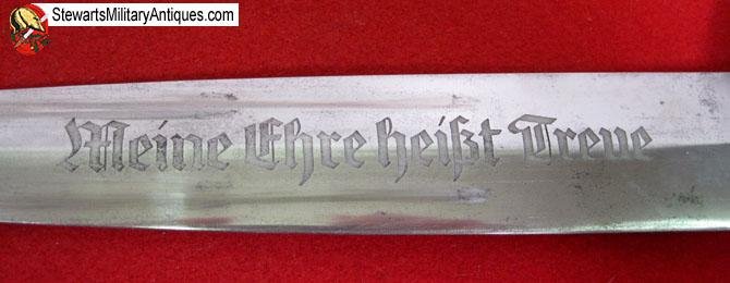  German WWII M1933 SS EM Dagger, Gottlieb Hammesfahr — image 7