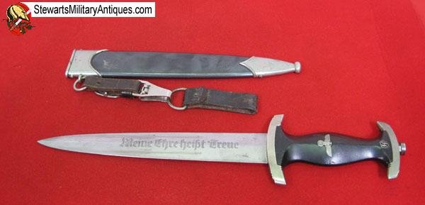  German WWII M1933 SS EM Dagger, Gottlieb Hammesfahr — image 8