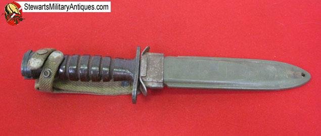  US WWII/Korean War M4 Carbine Bayonet, ACC — image 2