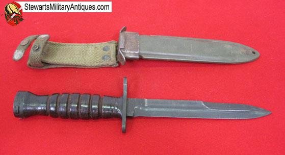  US WWII/Korean War M4 Carbine Bayonet, ACC — image 3
