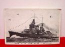 Japanese WWII Postcard Light Cruiser Ashigara