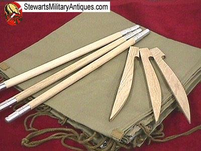  Japanese WWII Replica Tentpole & Tentpeg Set — image 3