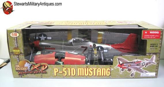  US WWII 21st Century Toys 1/18 Scale P-51 Mustang,  332nd Fighter GroupTuskegee Airman — image 5