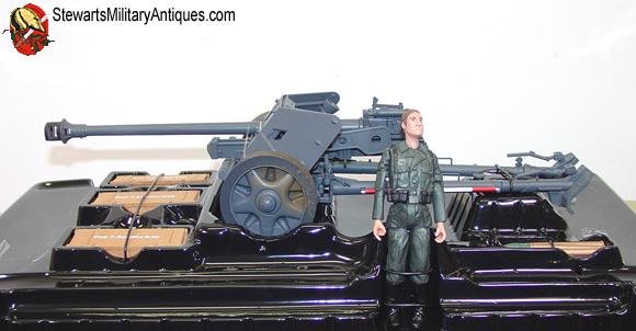  German WWII 21st Century Toys 1/18 Scale PAK-40 7.5cm Cannon, Ordnance Gray Finish — image 3