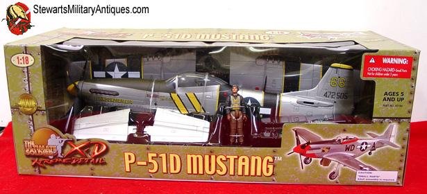  US WWII 21st Century Toys 1/18 Scale P-51 Mustang — image 2
