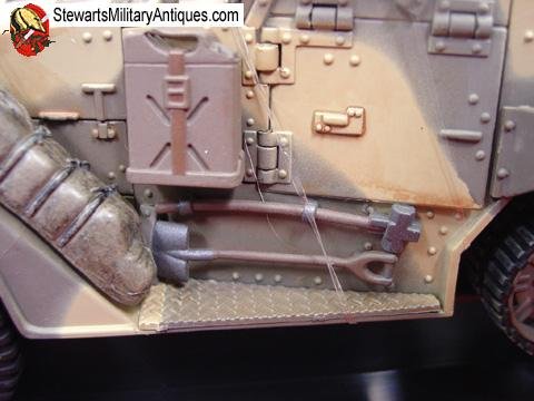  US WWII 21st Century Toys,  1/18 Scale US WWII M-16 Halftrack, Quad Fifties, Camo Finish — image 6