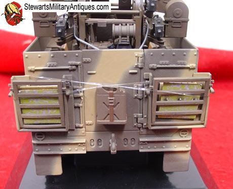  US WWII 21st Century Toys,  1/18 Scale US WWII M-16 Halftrack, Quad Fifties, Camo Finish — image 7