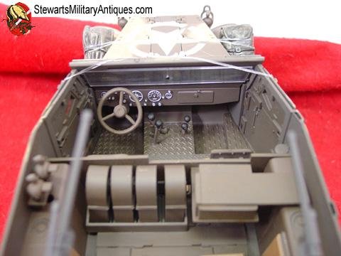  US WWII 21st Century Toys,  1/18 Scale US WWII M-16 Halftrack, Quad Fifties, Camo Finish — image 9