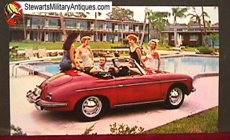  Vintage 356 Convertible Porsche Card — image 2