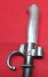 French WWI 1886 Lebel Rifle Bayonet Hooked Guard, Early Mfg