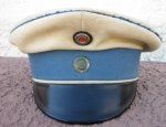 German Imperial Era, Prussian Cuirassier Officers Visor Hat, Kurrasier-Regt. Graf-Wrangel …