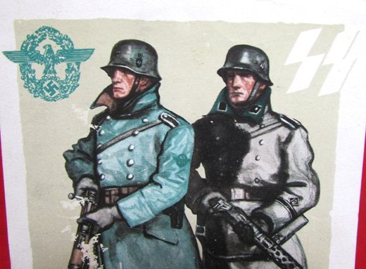  German WWII 1942 Tag der Deutschen Polizei Postcard — image 3
