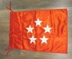 US Post WWII General of the Army Guidon, 5 Stars
