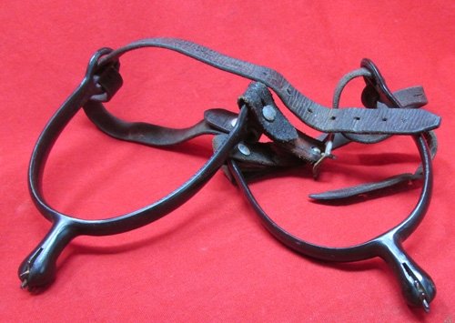  German WWII Cavalry Spurs, ERN Mfg — image 2