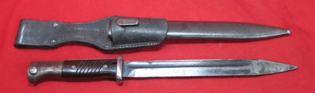  German WWII Matching K98 Bayonet & Frog, Elite Diamante, 1938 — image 5
