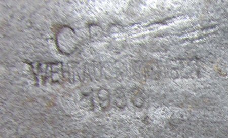  German WWII Matching K98 Bayonet & Frog, Elite Diamante, 1938 — image 8