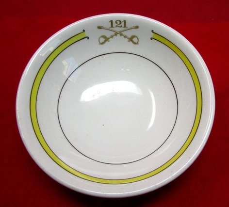 US Pre-WWII, 121st Cavalry Mess Hall Bowl — image 2