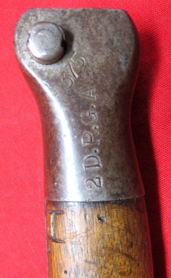  British Pattern 1888 Bayonet, 1893, Mole Mfg., 2nd Dragoon Guards Marked — image 5