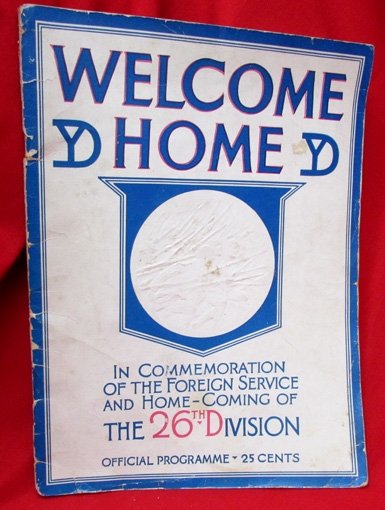  US WWI, Welcome Home Yankee Division, 26th Official Programme — image 2