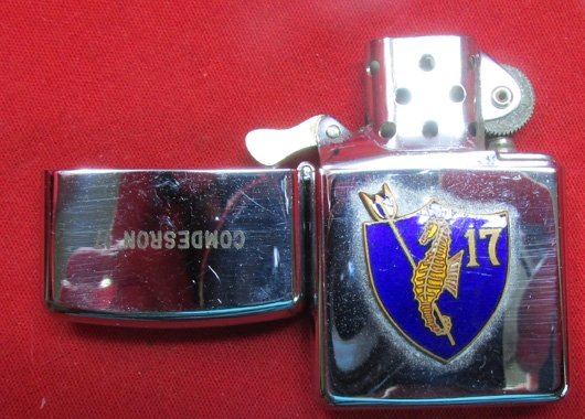 US Cold War Era US Navy Destroyer Squadron COMDESRON 17 Penguin Lighter — image 4