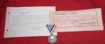 Hungarian WWI (Austro-Hungarian) Combatant Medal & Documents,