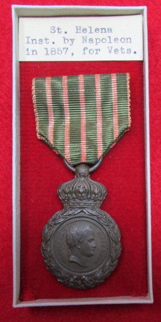 French Napoleonic Wars Veteran Saint Helena Medal — image 2