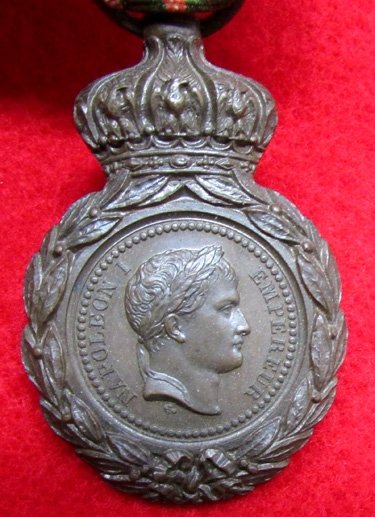French Napoleonic Wars Veteran Saint Helena Medal — image 3