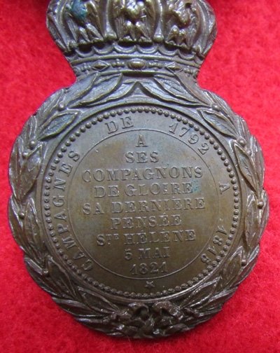 French Napoleonic Wars Veteran Saint Helena Medal — image 4