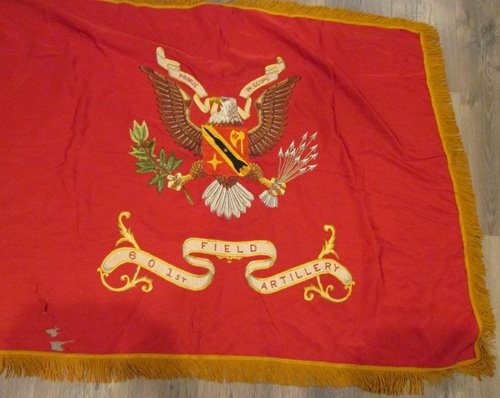US Cold War Era, 601st Air Defense Artillery Regiment Battalion Color — image 4