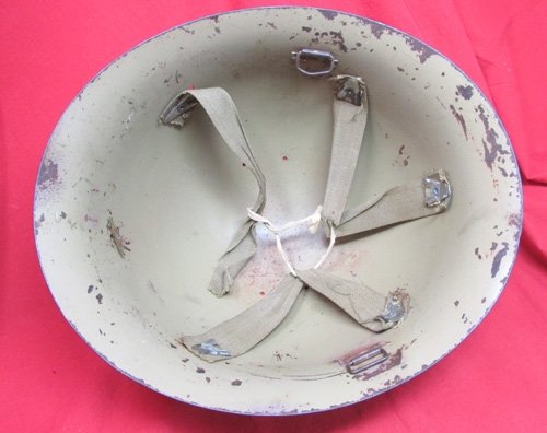 Japanese WWII Military Type 90 Steel Helmet Shell, Thai Reissue — image 4