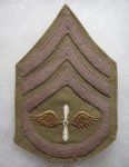 US WWI Air Service Sergeant 1st Class Chevron, Cotton