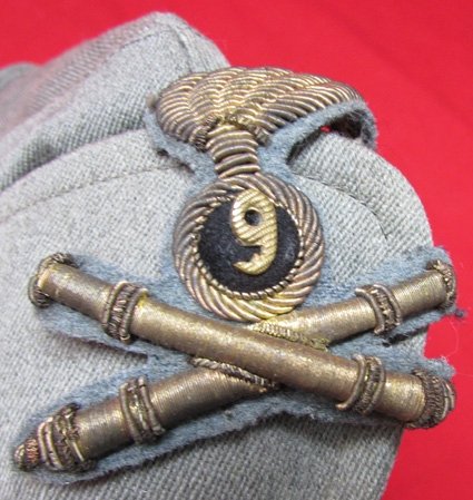 Italian WWII Army Officers Bustina, 3 Star, 9th Artillery — image 3