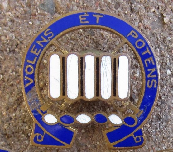 US WWII Era Distinctive Unit Insignia, Screwback, 7th Infantry Regiment, Lot of 3 — image 4