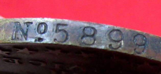 US Pre WWI, 1899 Philippine Insurrection Medal, No.5899, Identified — image 4