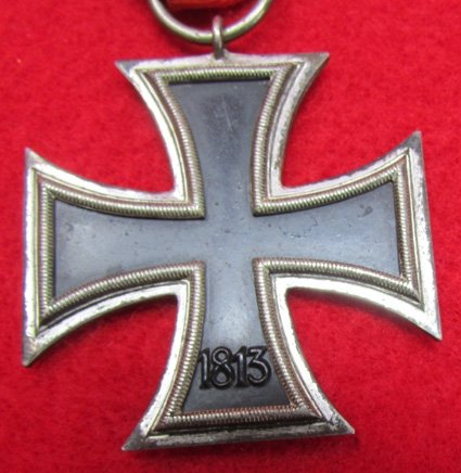 German WWII Iron Cross 2nd Class & Ribbon — image 3