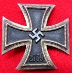 German WWII Iron Cross 1st Class, L/53, Hymmen, Ludenscheid