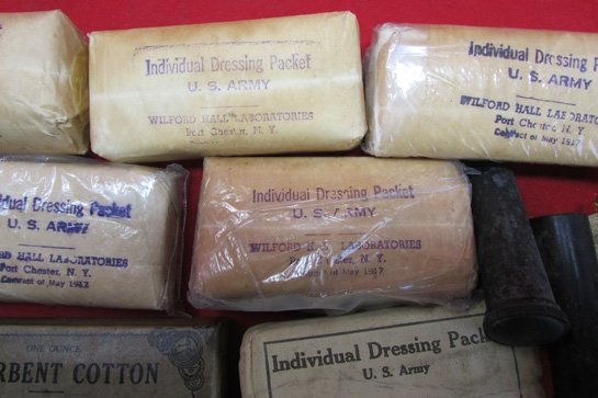 US WWI Era Army Medical Bandage & Tourniquet Lot, 11 Pieces — image 4