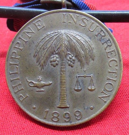US Pre WWI, 1899 Philippine Insurrection Medal,  No.24069, Identified — image 6