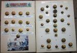 US Civil War, Indian War, SAW Button Collection, 41 Pieces