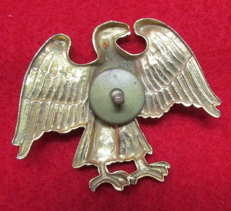 US WWII WAAC Officer Woman's 1st Pattern Hobby Hat Insignia — image 4