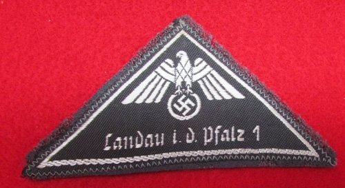 German WWII Red Cross District Triangle, Landau i.d.Pfalz 1 — image 2