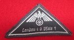 German WWII Red Cross District Triangle, Landau i.d.Pfalz 1