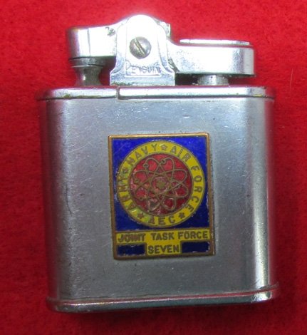 US 1948 Operation Sandstone Atomic Bomb Test, Task Force Seven, Penguin Cigarette Lighter — image 2
