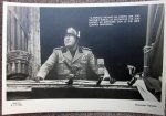 Italian WWII Patriotic Postcard, Mussolini in Doorway
