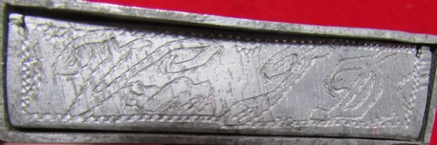 French WWI1 Trench Art Cigarette Box, ID Bracelet and Ring, Jane A Kimball Collection — image 10